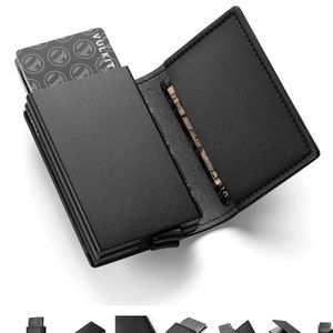 New Perfect TravelVulkit Double Aluminum Card Holder Wallet/.Available in purple